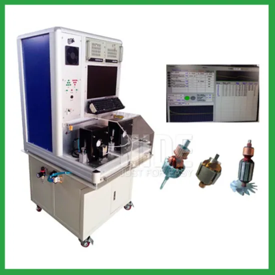 Miniature Automatic armature rotor surge testing panel machine