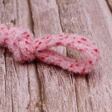 Custom Length and Color Round Rope Pink Suede Draw Cord for Jumpman and Yeezy Shoes by Weiou Manufacturer
