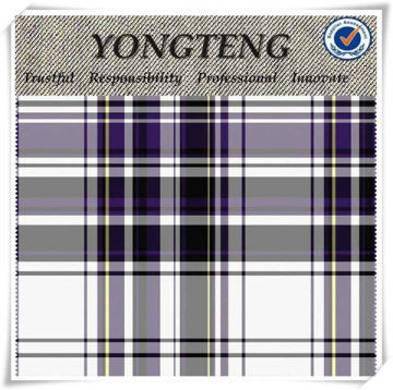 2013 yarn dyed plaid tc fabric