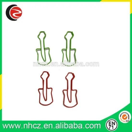 Musical Guitar Shaped Paper Clips