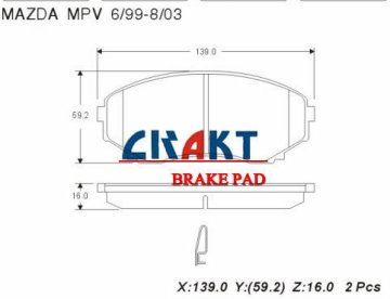 HIGH QUALITY BRAKE FOR MAZDA