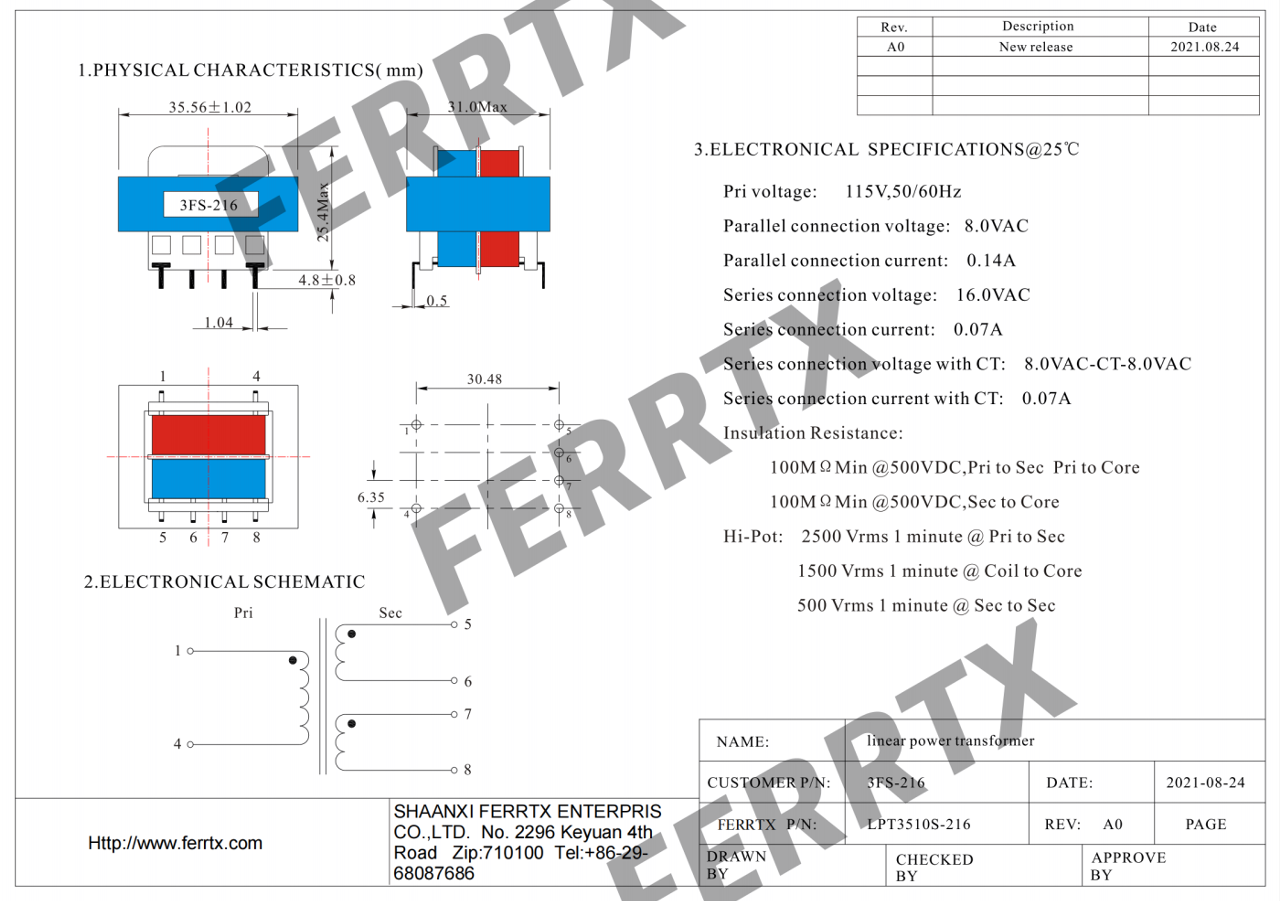 Linear power transformers