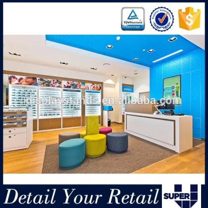 Australia brand optical colour paint shop display furniture