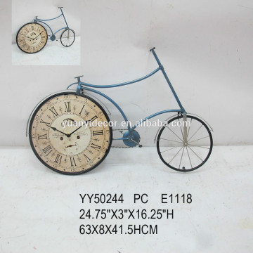 new metal bicycle clock for wall