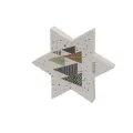 Boîte-cadeau hexagonale personnalisée