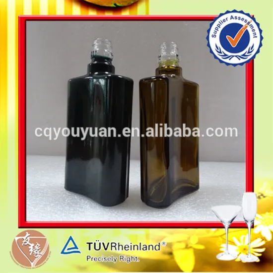 Mini Type Wholesale Matte Black Glass Spirit Bottle Glass Flask 100ML with Cork