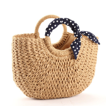 Custom Hot Sale Handmade Summer Women's Straw Bag