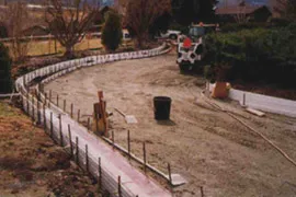 garden edging route formwork