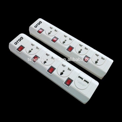 4 Ways Us Plug Thailand Electric Outlet With Usb Electric Extension