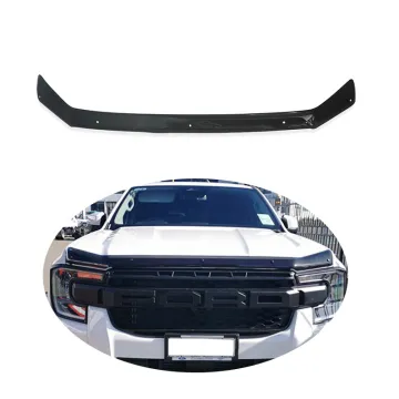 Australia Design Matte Black Bug Shield Hood Deflector Bonnet Guard Protector for Ford Ranger XLT Accessories 2023 2024