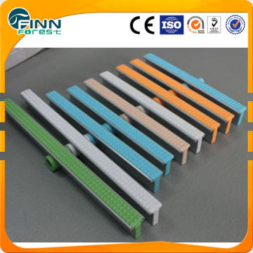 18/20/25/30cm aluminium pool overflow grating swimming pool gutter drain