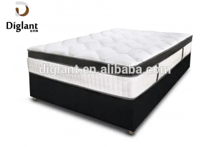 Euro Top 3D Mattress, 14- inch Extra Plush Pocket Spring Mattress