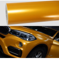 satin yellow car wrap vinyl