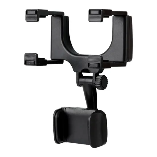 Car Rearview Mirror Phone Holder & Cup Holder Mount