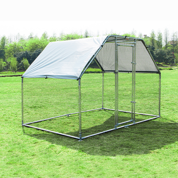 Gibbon Large Metal Chicken Coop,  Hen Run House Shade Cage