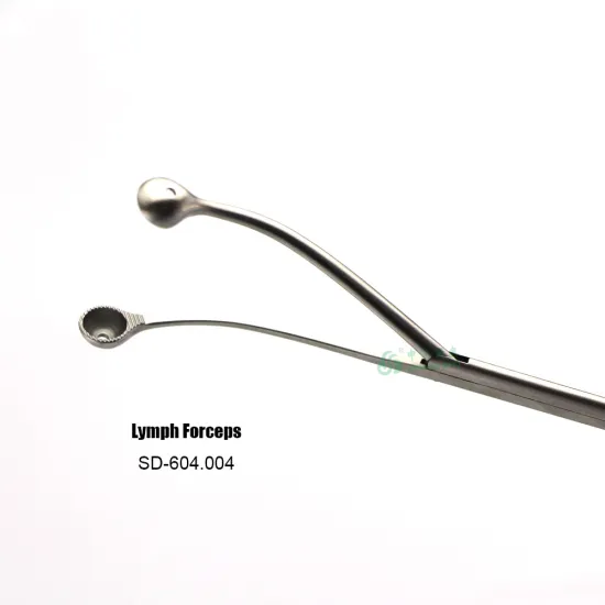 Thoracoscopic Lymph Forceps for Minimally Invasive Surgery
