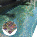 Outdoor Swimming Pool Glass Mosaic Floor Tiles