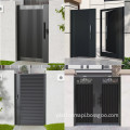 Black Aluminum Swing Gate for Sidewalks