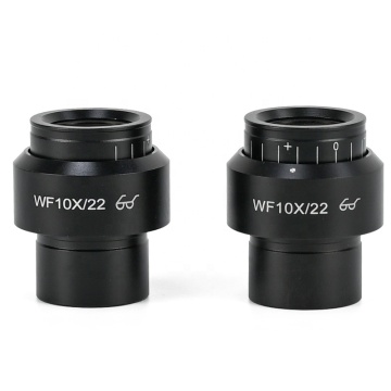 Penjualan Panas ZM6565-10EX 10X Lensa Lensa yang Dapat Disesuaikan dengan bidang pandang 22mm (untuk kepala 0,65x-6.5x)