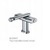 Amico Dual Handle Brass Basin Faucet for UK Market