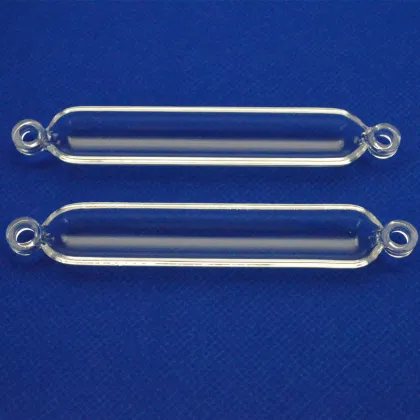 Quartz Combustion Boat with Ring for Muffle Furnace