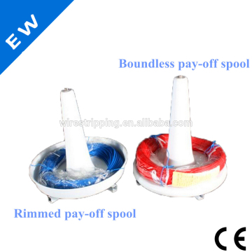 Pay-off stand for wire stripping machine, paying out reel EW-01A