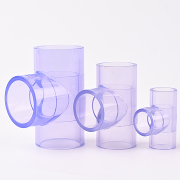 واضح PVC المساواة المحملة SCH80