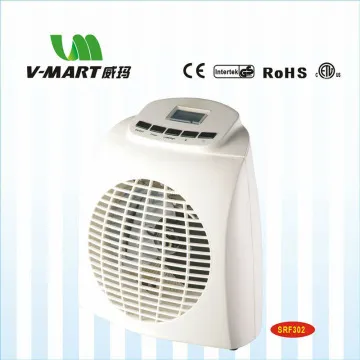 V-Mart LCD Electric Mini Fan Heat Electric Heater SRF302