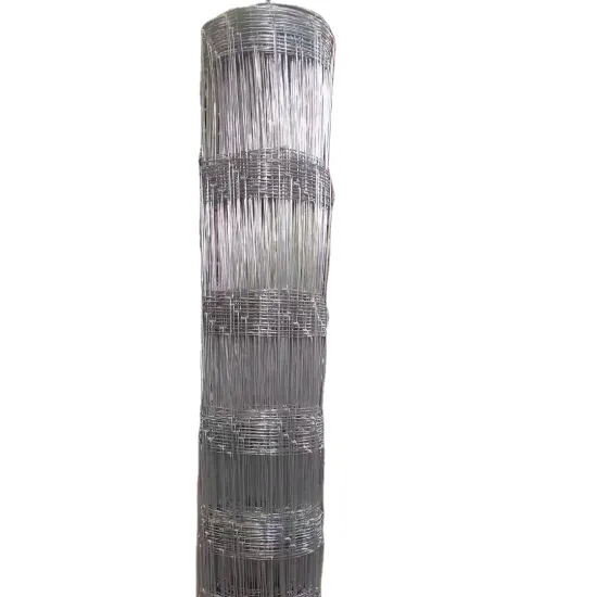 8ft Galvanized Cattle Sheep Fence - Anti-Rust Chain Link Fence with Posts for Factory Wholesale