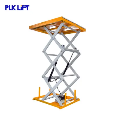 Hydraulic Work Platform Lift Three Scissor Lifter