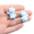 Colorful Cartoon Bear Animal Figurines 3D Resin Cartoon Bear Charms Ornaments For Wedding Party Fairy Garden Decoration