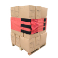 Boleh laras Merah boleh diguna semula Pallet Wraps Bahan Mesh dengan Cangkuk