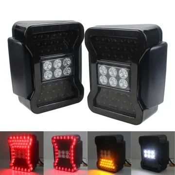 Euro LED Tail Lights for Jeep Wrangler JK JKU 2007-2017
