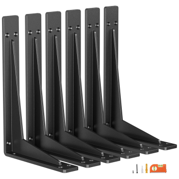6-Pack 10 Inch Heavy Duty Shelf Brackets