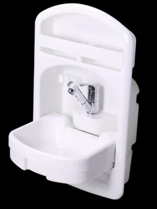 Dometic Round Folding Sink for RVs, Caravans, and Campervans