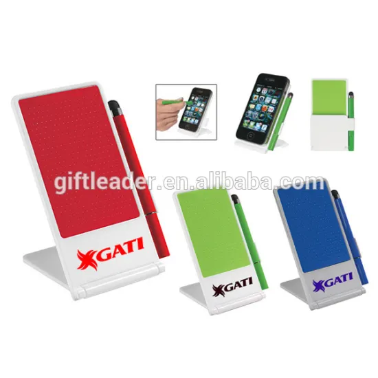Popular Mobile phone Desk Stand With Stylus Touch Pen