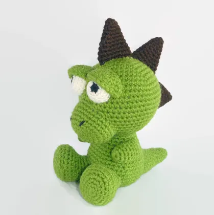 Soft baby toy stuffed knitted Baby Dragon Crochet Dragon