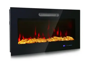 36 Inch Wall Mounted Electric Fireplace