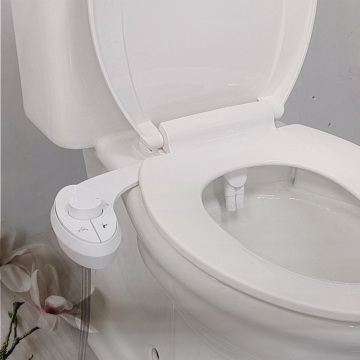 Ultra-Slim Self-Cleaning Bidet Attachment with Dual Nozzles for Toilets