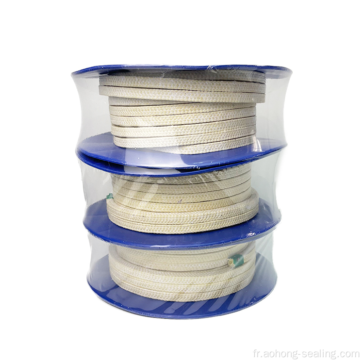 8 * 8 mm d'emballage de glande de compression de fibres aramides