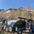 sale camping enclosed teardrop trailer campers
