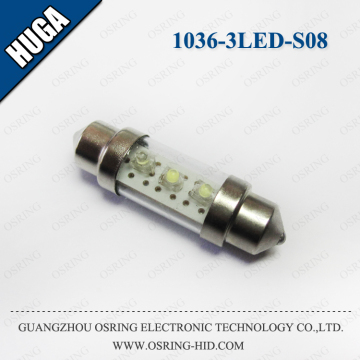 OSRING Hot sale 3 Led S08 Auto Lamp Reading Light High Quality 12V festoon led light
