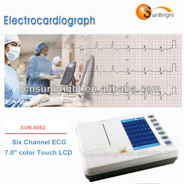 ECG machine six channel ecg machine