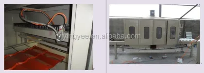 stone coated metal tile production line