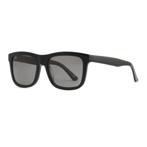 Square UV400 Men Nylon Polarizados Sombras de sol acetato Gafas de sol