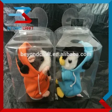 foldable clear pvc plastic packing box packaging box candy box