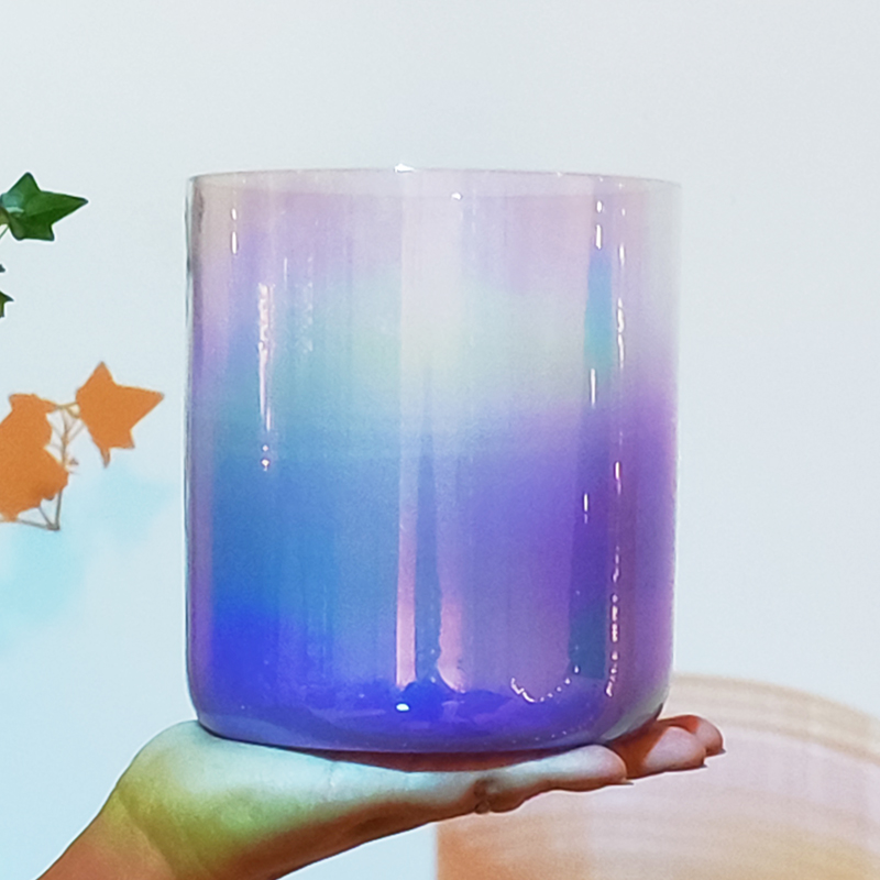 Q're sound healing crystal singing bowl two color