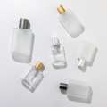 30 ml 50 ml leere Luxus gefrostete Glasfutterflaschen