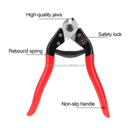 Cable Tools: Stainless Steel Cable Cutters for Wire Rope, Copper Cables, and Bicycle Cables