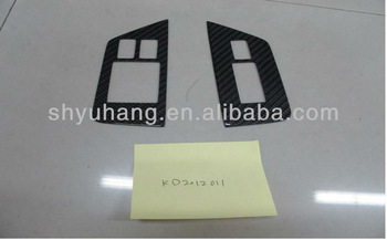 For R35 GTR Carbon Fiber interiors Window switch Panel